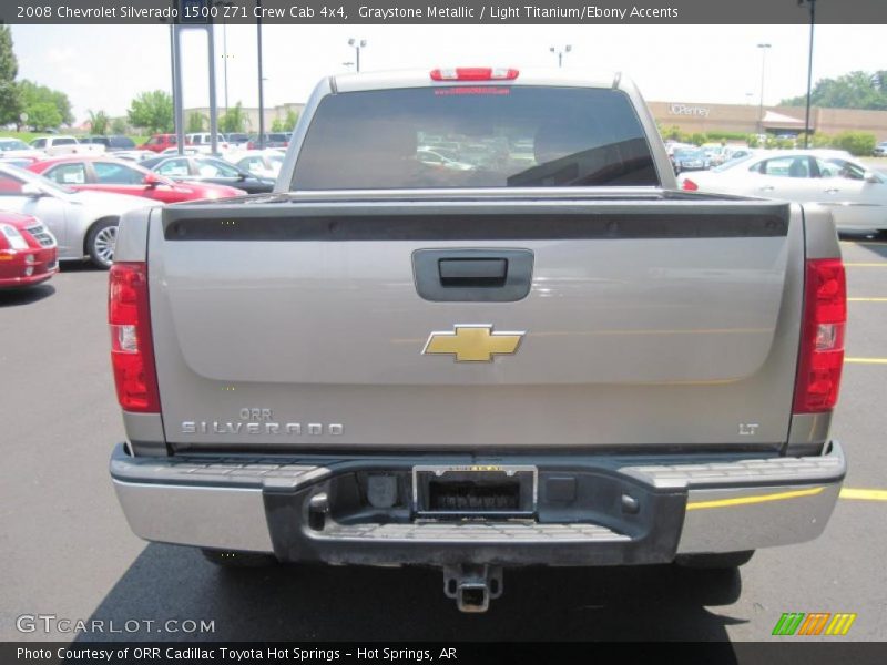 Graystone Metallic / Light Titanium/Ebony Accents 2008 Chevrolet Silverado 1500 Z71 Crew Cab 4x4