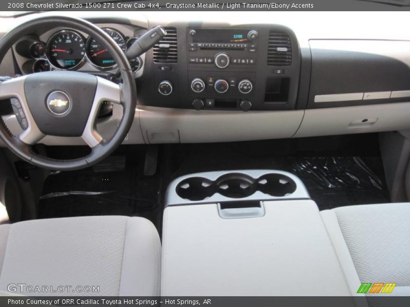 Graystone Metallic / Light Titanium/Ebony Accents 2008 Chevrolet Silverado 1500 Z71 Crew Cab 4x4