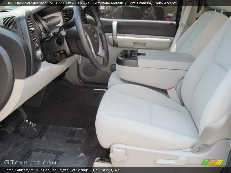 Graystone Metallic / Light Titanium/Ebony Accents 2008 Chevrolet Silverado 1500 Z71 Crew Cab 4x4