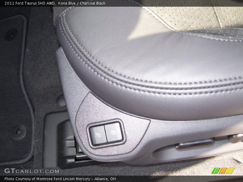 Kona Blue / Charcoal Black 2011 Ford Taurus SHO AWD