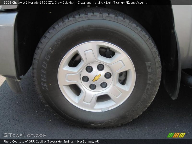 Graystone Metallic / Light Titanium/Ebony Accents 2008 Chevrolet Silverado 1500 Z71 Crew Cab 4x4
