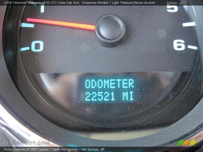 Graystone Metallic / Light Titanium/Ebony Accents 2008 Chevrolet Silverado 1500 Z71 Crew Cab 4x4