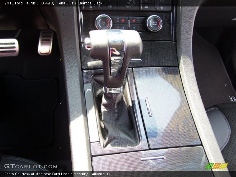 Kona Blue / Charcoal Black 2011 Ford Taurus SHO AWD