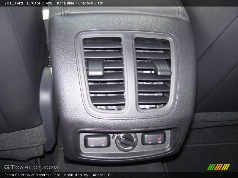 Kona Blue / Charcoal Black 2011 Ford Taurus SHO AWD