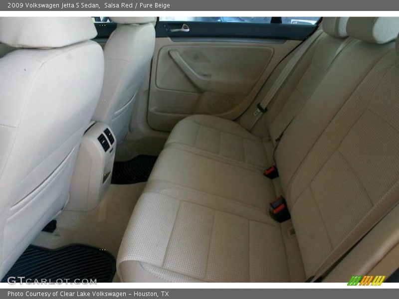 Salsa Red / Pure Beige 2009 Volkswagen Jetta S Sedan