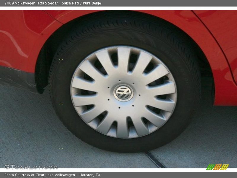 Salsa Red / Pure Beige 2009 Volkswagen Jetta S Sedan