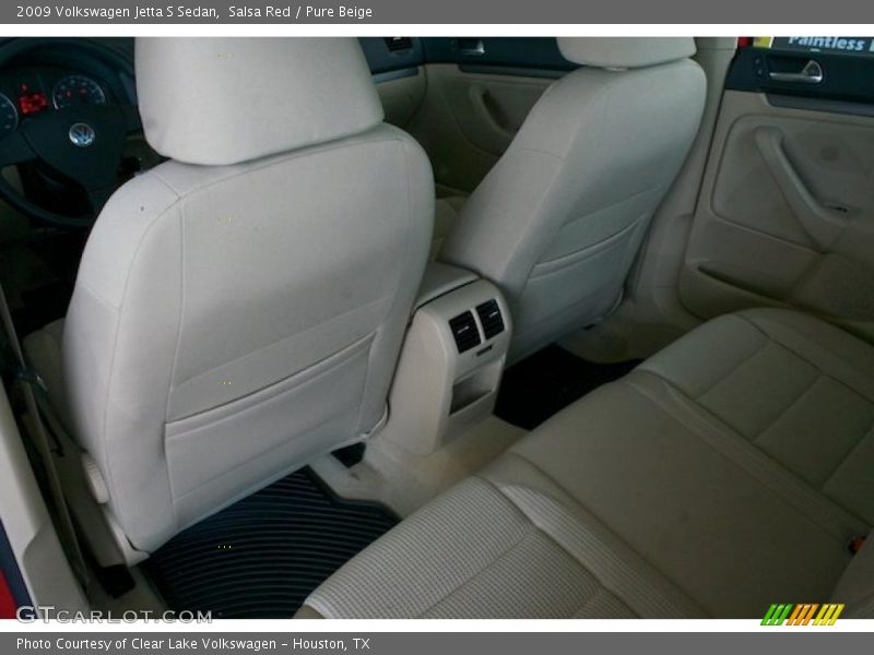 Salsa Red / Pure Beige 2009 Volkswagen Jetta S Sedan
