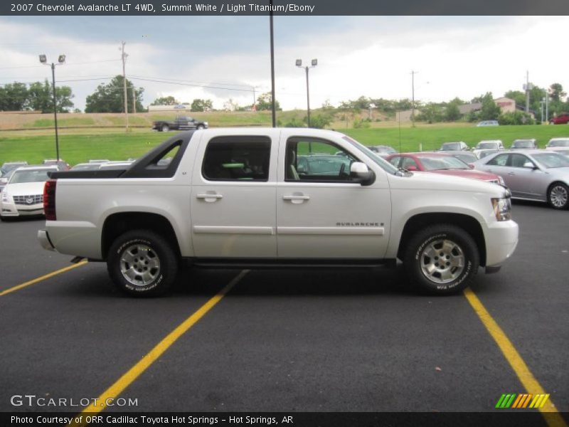 Summit White / Light Titanium/Ebony 2007 Chevrolet Avalanche LT 4WD