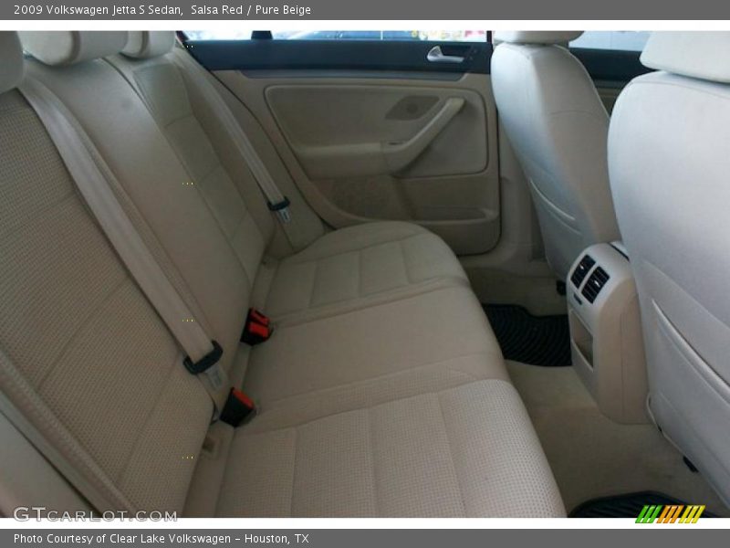Salsa Red / Pure Beige 2009 Volkswagen Jetta S Sedan