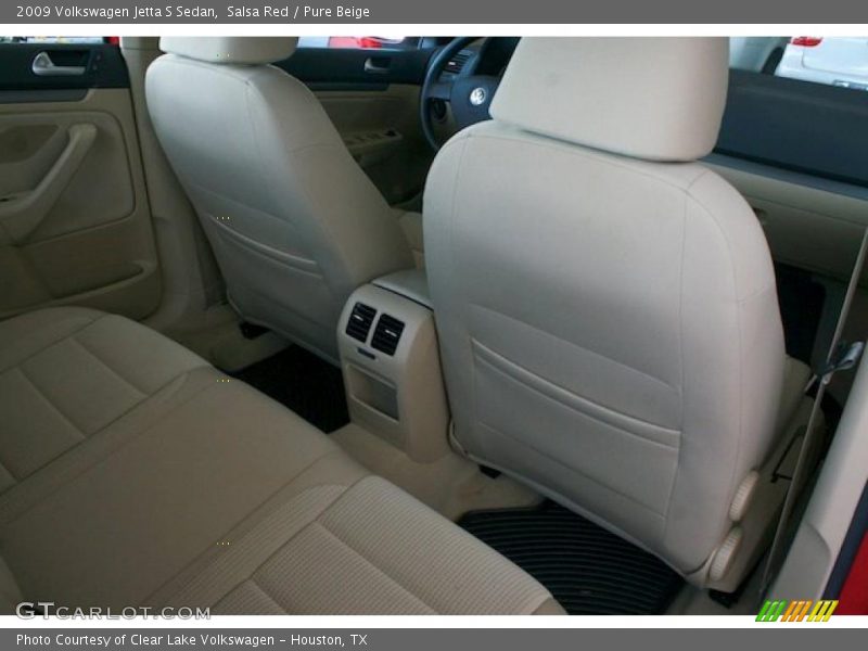 Salsa Red / Pure Beige 2009 Volkswagen Jetta S Sedan