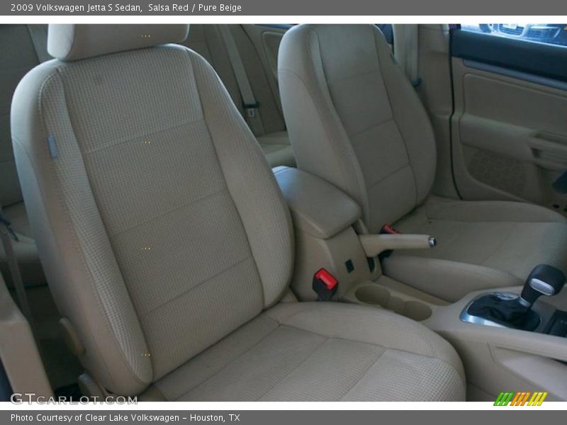 Salsa Red / Pure Beige 2009 Volkswagen Jetta S Sedan