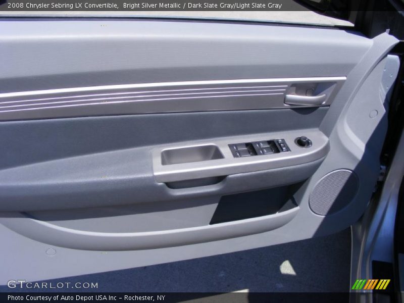 Bright Silver Metallic / Dark Slate Gray/Light Slate Gray 2008 Chrysler Sebring LX Convertible