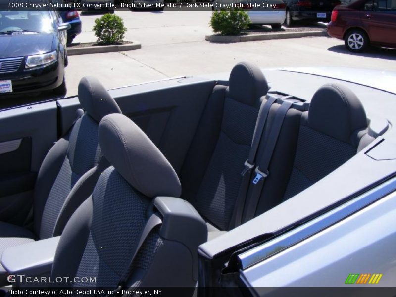 Bright Silver Metallic / Dark Slate Gray/Light Slate Gray 2008 Chrysler Sebring LX Convertible