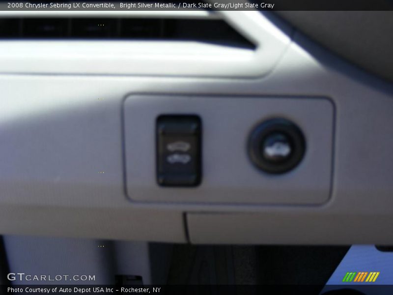 Bright Silver Metallic / Dark Slate Gray/Light Slate Gray 2008 Chrysler Sebring LX Convertible