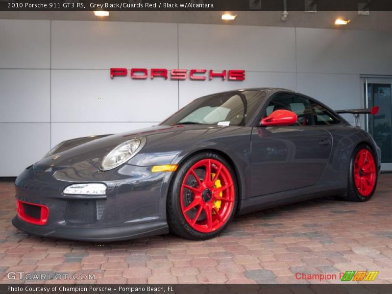 Grey Black/Guards Red / Black w/Alcantara 2010 Porsche 911 GT3 RS