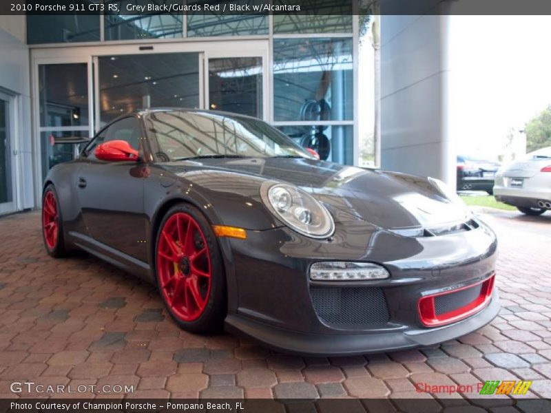 Grey Black/Guards Red / Black w/Alcantara 2010 Porsche 911 GT3 RS