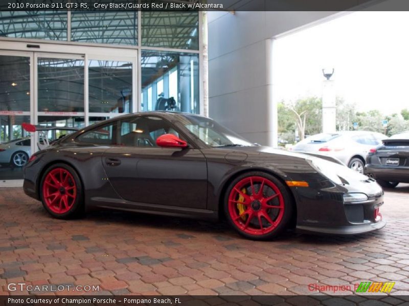 Grey Black/Guards Red / Black w/Alcantara 2010 Porsche 911 GT3 RS