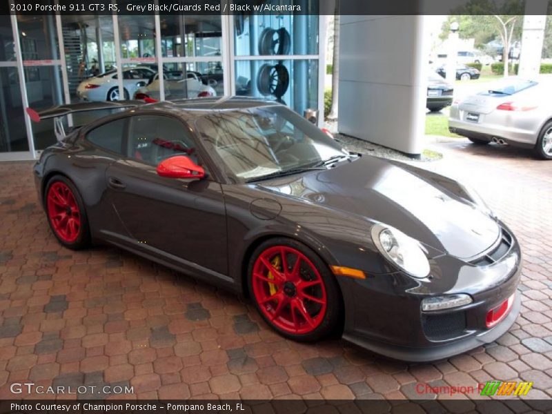 Grey Black/Guards Red / Black w/Alcantara 2010 Porsche 911 GT3 RS