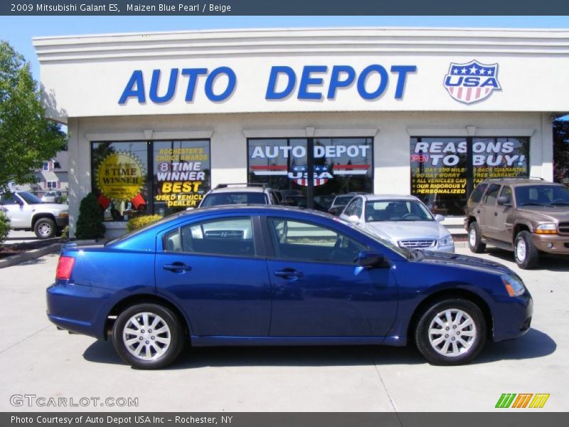 Maizen Blue Pearl / Beige 2009 Mitsubishi Galant ES