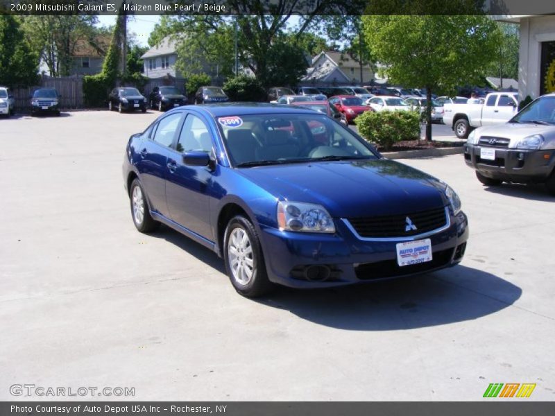 Maizen Blue Pearl / Beige 2009 Mitsubishi Galant ES