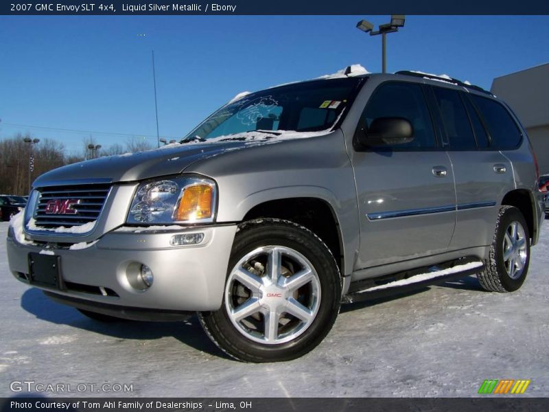 Liquid Silver Metallic / Ebony 2007 GMC Envoy SLT 4x4