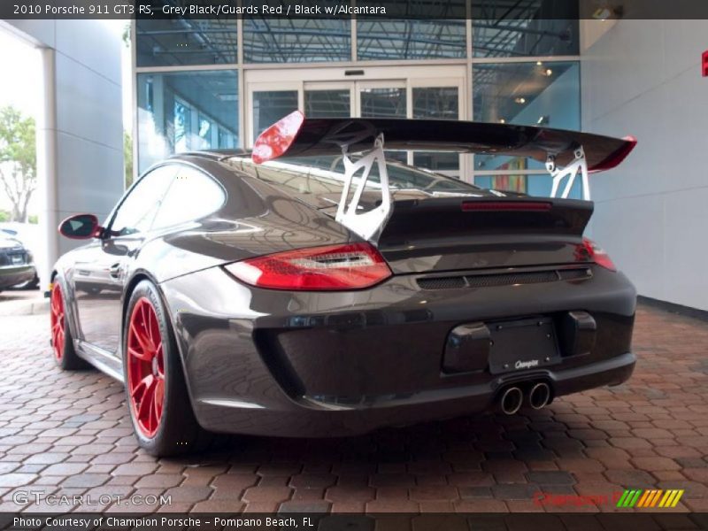 Grey Black/Guards Red / Black w/Alcantara 2010 Porsche 911 GT3 RS