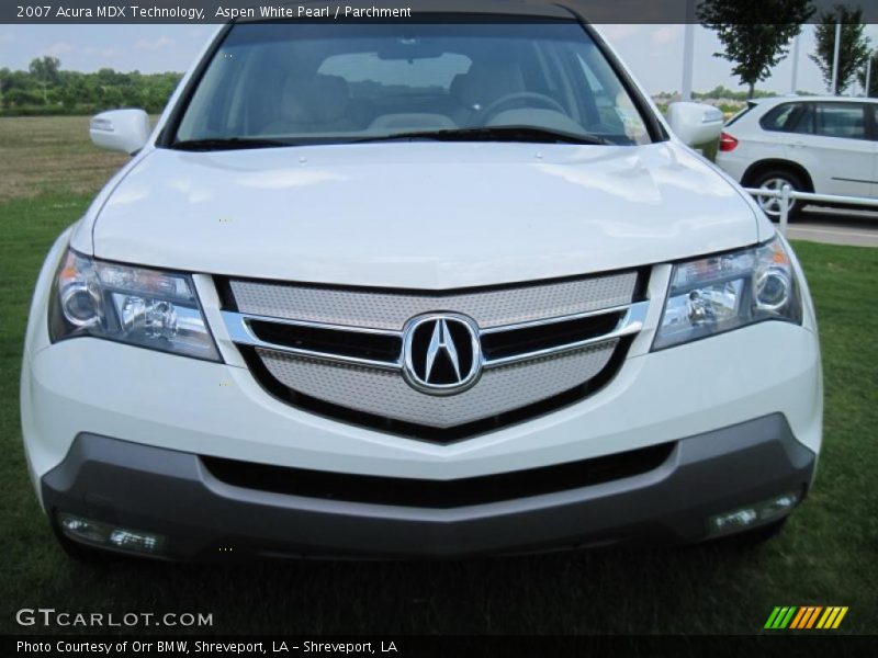 Aspen White Pearl / Parchment 2007 Acura MDX Technology