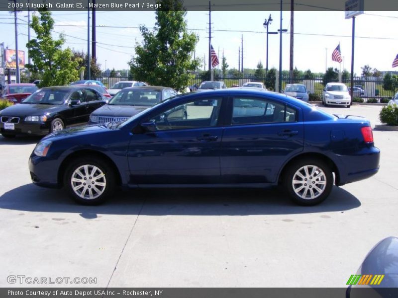 Maizen Blue Pearl / Beige 2009 Mitsubishi Galant ES