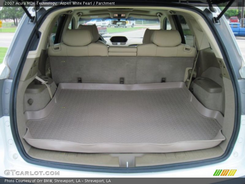 Aspen White Pearl / Parchment 2007 Acura MDX Technology