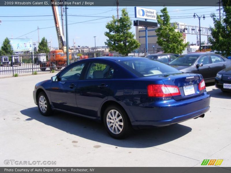 Maizen Blue Pearl / Beige 2009 Mitsubishi Galant ES