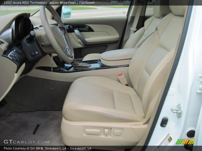 Aspen White Pearl / Parchment 2007 Acura MDX Technology