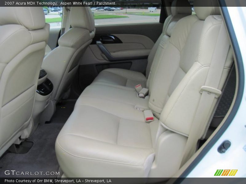 Aspen White Pearl / Parchment 2007 Acura MDX Technology