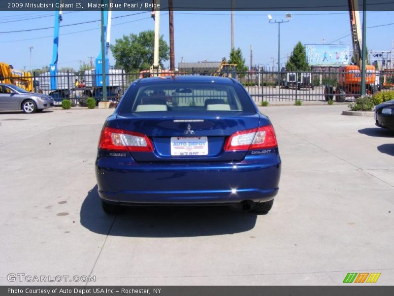 Maizen Blue Pearl / Beige 2009 Mitsubishi Galant ES