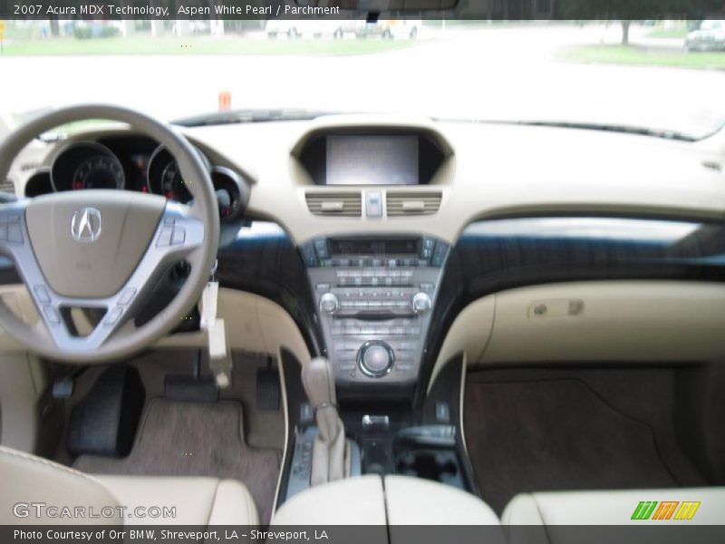 Aspen White Pearl / Parchment 2007 Acura MDX Technology