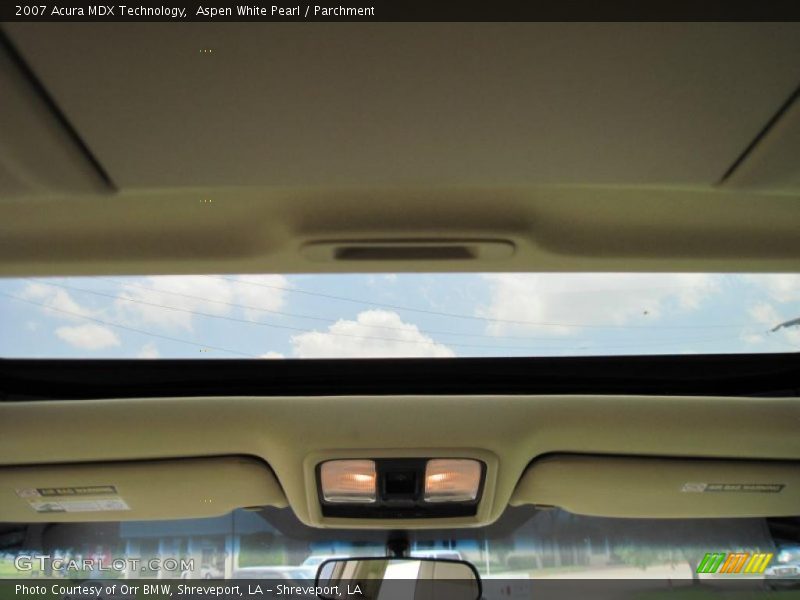 Aspen White Pearl / Parchment 2007 Acura MDX Technology
