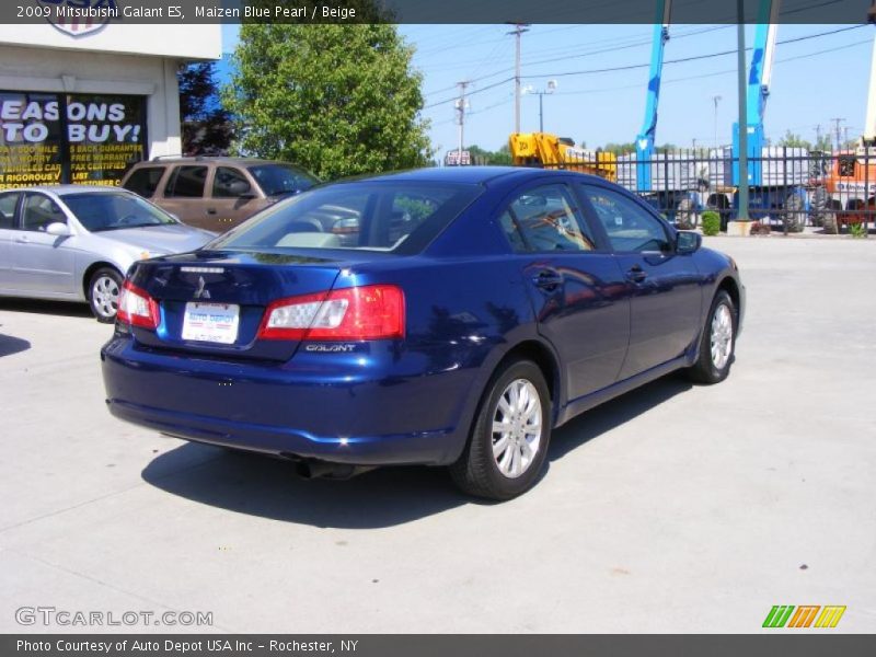 Maizen Blue Pearl / Beige 2009 Mitsubishi Galant ES