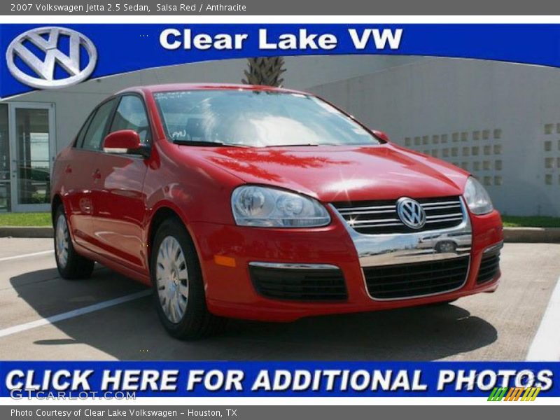 Salsa Red / Anthracite 2007 Volkswagen Jetta 2.5 Sedan