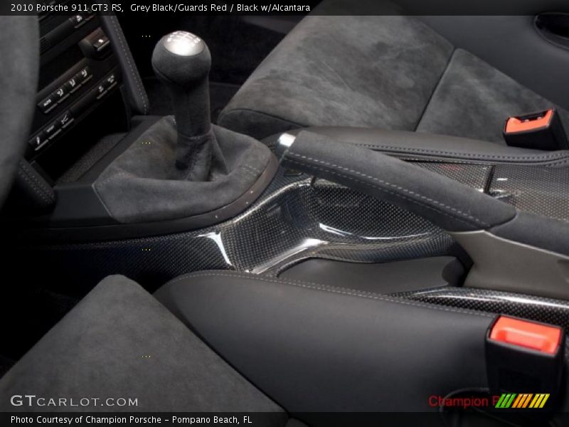 Grey Black/Guards Red / Black w/Alcantara 2010 Porsche 911 GT3 RS