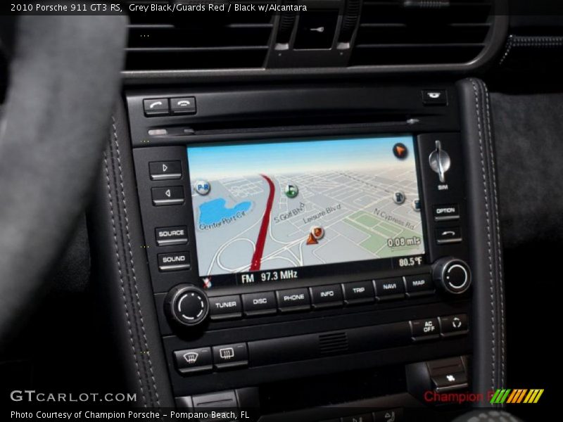 Grey Black/Guards Red / Black w/Alcantara 2010 Porsche 911 GT3 RS