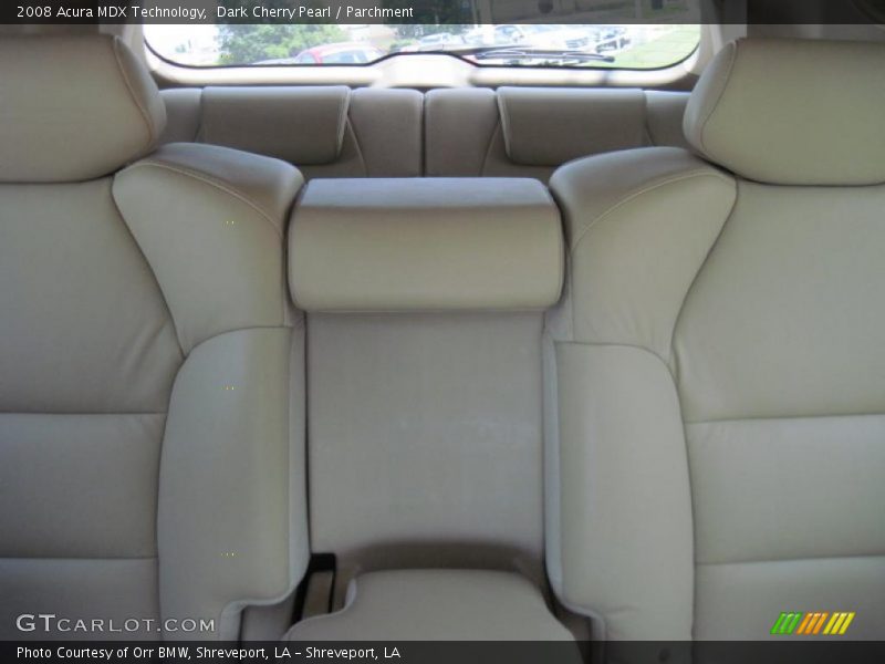 Dark Cherry Pearl / Parchment 2008 Acura MDX Technology