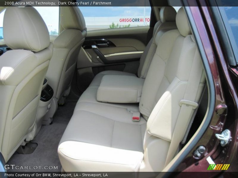 Dark Cherry Pearl / Parchment 2008 Acura MDX Technology