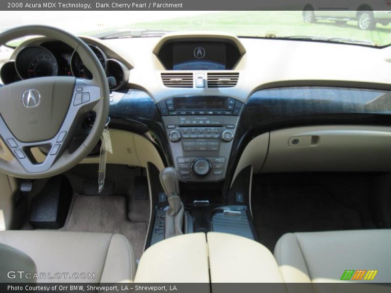 Dark Cherry Pearl / Parchment 2008 Acura MDX Technology