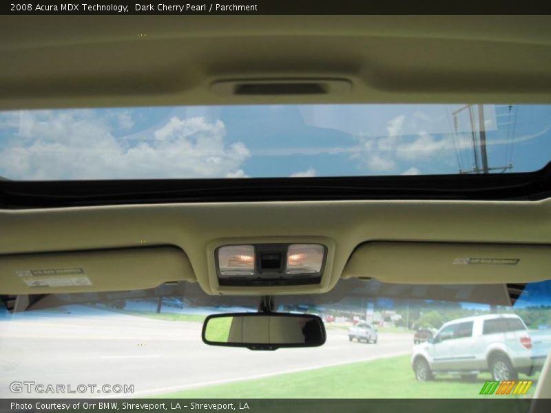 Dark Cherry Pearl / Parchment 2008 Acura MDX Technology