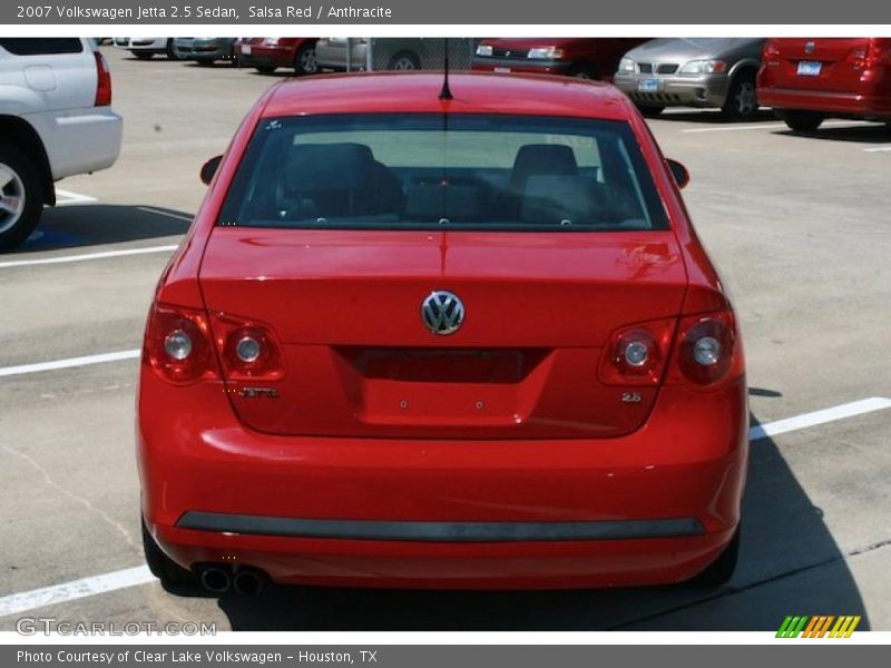 Salsa Red / Anthracite 2007 Volkswagen Jetta 2.5 Sedan