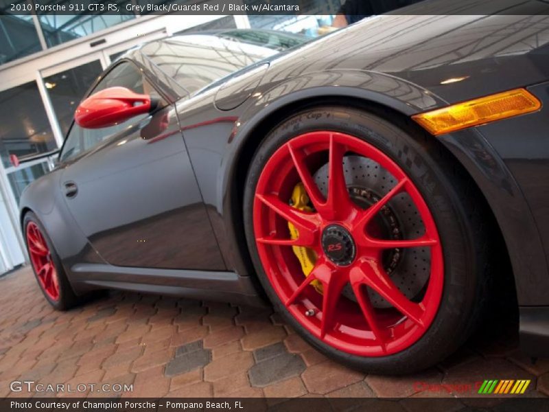 Grey Black/Guards Red / Black w/Alcantara 2010 Porsche 911 GT3 RS