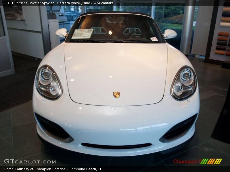 Carrara White / Black w/Alcantara 2011 Porsche Boxster Spyder
