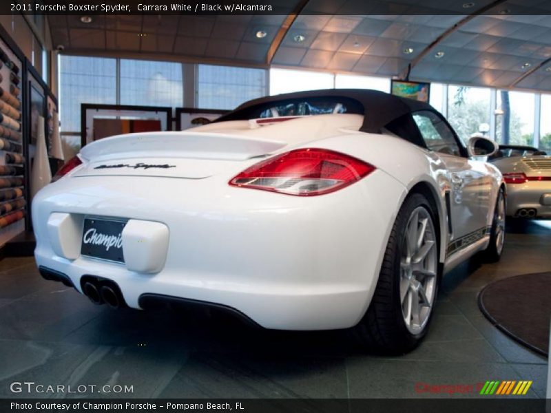 Carrara White / Black w/Alcantara 2011 Porsche Boxster Spyder