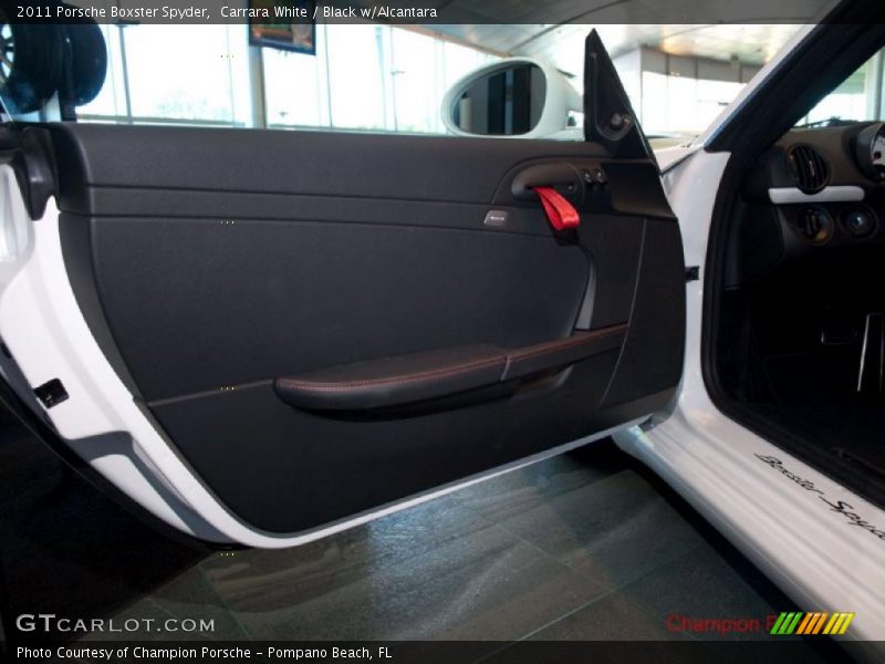 Carrara White / Black w/Alcantara 2011 Porsche Boxster Spyder