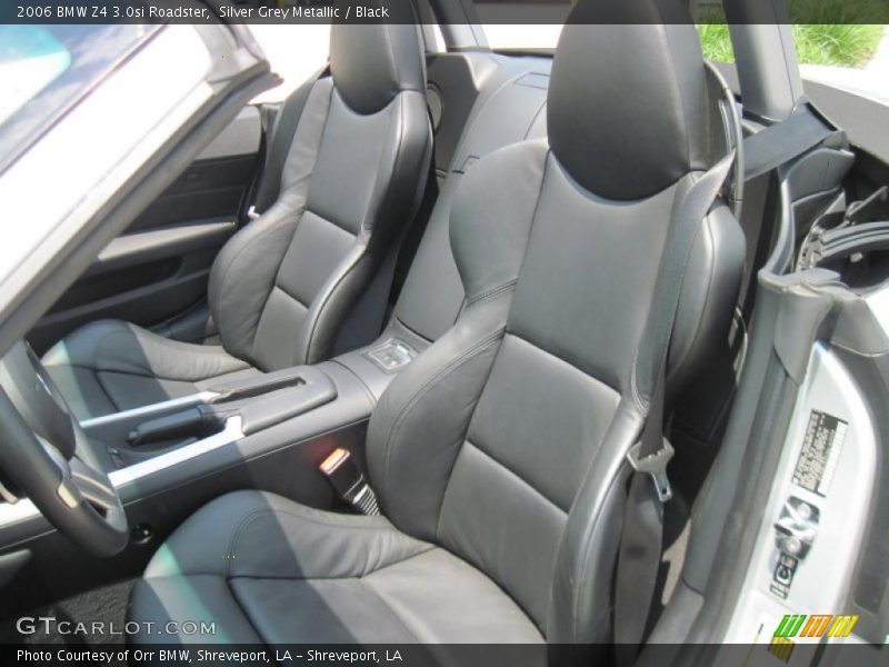 Silver Grey Metallic / Black 2006 BMW Z4 3.0si Roadster