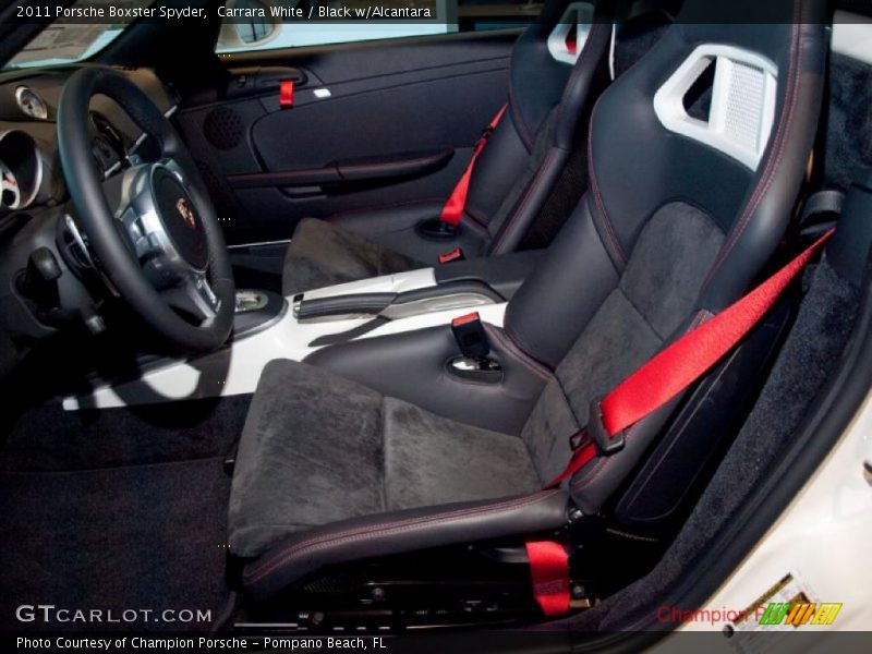 Carrara White / Black w/Alcantara 2011 Porsche Boxster Spyder
